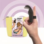 Feelztoys Magic Finger Vibrador para Ele Dedo Negro E30952
