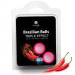 Secretplay Cosmetic Secret Play Set 2 Brazilian Balls Triple Efeito D-230994