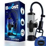 Boost Pump Bomba Manual para Ele Pénis com Accesorio de Vibração PSX06 BO-081