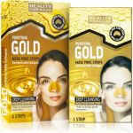 Beauty Formulas Gold Adesivo de Limpeza Dos Poros de Obstrução do Nariz com Colagénio 6 Unidades