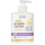 Woodenspoon Natural Shampoo e Gel de Banho para Crianças com Aroma de Lavanda 300ml