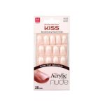 Kiss Salon Acrylic Nude Nails Unhas Postiças