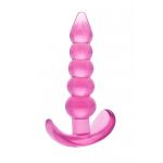 Zahara Bubble Anal Plug Clear Pink DA729008