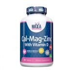 Haya Labs Cálcio, Magnésio e Zinco com Vitamina D 90 Comprimidos