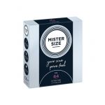 Erotic Mister Size 64 (3 Pack) Preservativos Natural , Latex