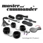 Crushious Kit Bondage Master & Cummander com 11 Peças