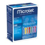 Ascensia/Microlet Coloridas 200 Lancetas