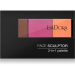 Isadora Face Sculptor 3-in-1 Palette Iluminador e Paleta Bronzeadora Tom 65 Bronze Plum 12g