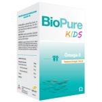 Biopure Kids Omega -3 Premium EPA + DHA 350mg Vitamina D 25ug 60 Cápsulas