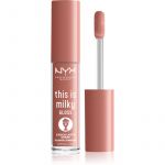 Nyx Professional Makeup This Is Milky Gloss Milkshakes Brilho Labial Hidratante com Perfume Tom 19 Choco Latte Shake 4ml