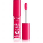Nyx Professional Makeup This Is Milky Gloss Milkshakes Brilho Labial Hidratante com Perfume Tom 09 Berry Shake 4ml