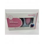 Aposán Copo Menstrual L Silicone + Esterilizador para Higienizar Copo Menstrual no Micro-Ondas + Saco de Transporte