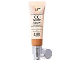 It Cosmetics CC+ Nude Glow Lightweight Foundation + Glow Serum SPF40 #tan
