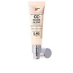 It Cosmetics CC+ Nude Glow Lightweight Foundation + Glow Serum SPF40 #fair Ivory