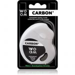 WOOM Carbon+ Dental Floss Fio Dentário Ceroso Preto 30 M