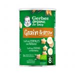 Gerber Organic Grain & Grow Puffs de Cereais com Banana 8M+ 35g