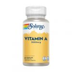 Solaray Vitamina a 3000mcg 60 Cápsulas Vegetais de 300ug