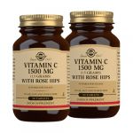 Solgar Pacote de Rose Hips Vitamina C com Rosa Mosqueta 1500 Mg 2 X 90 Comprimidos de 1500 Mg (1500 Mg)