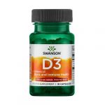 Swanson Vitamina D3 Alta Potência 1.000 Ui 30 Cápsulas de 25ug