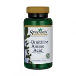 Swanson Aminoácido L-ornitina, 500mg 60 Cápsulas Vegetais