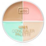 Wibo 4in1 Concealer Palette Mini-conjunto de Corretores 14 g