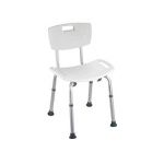 Wenko Cadeira para Duche Secura Ajustável Branco 50CM - 82152892