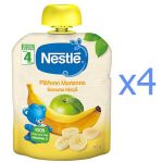 Nestlé Frutas Saquetas Maça Banana 4x90gr