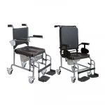 Orthos XXI Cadeira Sanitária Andalus - Articulada - 2 Rodas 200mm + 2 Rodas 600mm (6943)