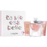 Lancôme La Vie Est Belle Woman Eau de Parfum 50ml + Leite Corporal 50ml + Gel de Banho 50ml Coffret (Original)