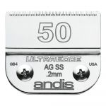 Andis Lâminas de Barbear 50 Aço Inoxidável (0,2 mm)