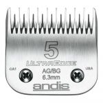 Andis Lâminas de Barbear 5 Aço Aço com Carbono (6,3 mm)