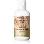Revolution Haircare Toner Shot Blonde Golden Honey Máscara Nutritiva com Cor 3 em 1 Tom Blonde Golden Honey 100ml