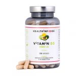 Health In Foods Vitamina D3 4000 Ui 120 Cápsulas
