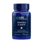 Life Extension Vitamina D e K 60 Cápsulas Vegetais