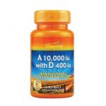 Thompson Vitamina A 10000 UI + Vitamina D 400UI 30 Cápsulas
