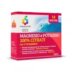 Colours of Life Magnésio e Potássio 100% Citratos + 9 Vitaminas B 14 Saquetas