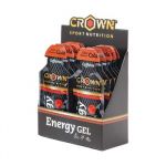 Crown Sport Nutrition Energy Gel + Cafeína 40g 12 Unds Frutos Vermelhos