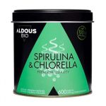 Aldous Spirulina e Chlorella Biológica Premium 600 Comprimidos