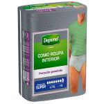 Depend Fralda Adulto Extradiscreto Super L/XL Homem 9 Unidades