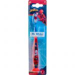Marvel Spiderman Manual Toothbrush Escova de Viagem para Crianças com Tampa Soft 3y+