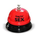 Bell Funny Campainha Ring For Sex Vermelha