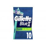 Gillette Máquina Blue Ii Descartável Slalom 10 Unidades