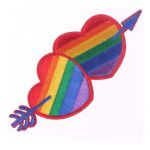 Diverty Sex Parche de Corazon Colores Bandera LGBT+