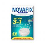Novafix Pastilha Limpeza 3 em 1 Efervescente Prótese Dentária 66 Pastilhas