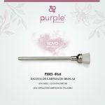 Purple Professional Escova de Limpeza para Brocas Ø6,6