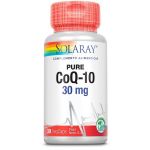 Solaray Pure Coenzima Q10 30 Mg 30 Cápsulas Vegetais
