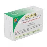Herboplanet K2 Sun Vitamina K2 Ossos e Articulações 48 Cápsulas