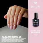 Purple Elastic Base Milky Pink Mega Base para Verniz Gel da Purple