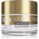 Delia Cosmetics Gold & Collagen Therapy Creme de Dia Que Aumenta a Elasticidade da Pele 50ml