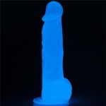 Lovetoy Dildo 8.5 Lumino Luz Azul